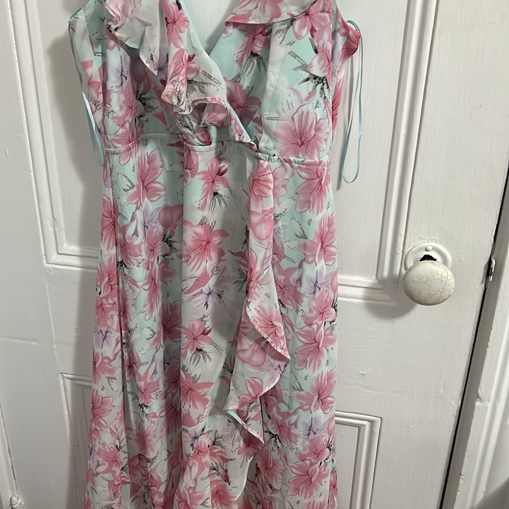 Grow No Matter What - mint/fuschia combo- NEVER WORN